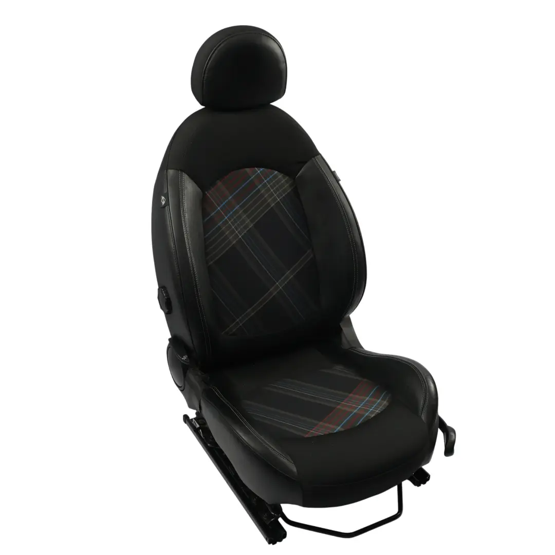 Asiento Delantero Sport Izquierdo Tela Cuero Hot Cross Negro para Mini Paceman R61 con número de pieza 9810231 Mini Paceman R61 Asiento Delantero Sport Izquierdo Tela Cuero Hot Cross Negro - SKU 9810231-1 - Número de pieza 9810231
