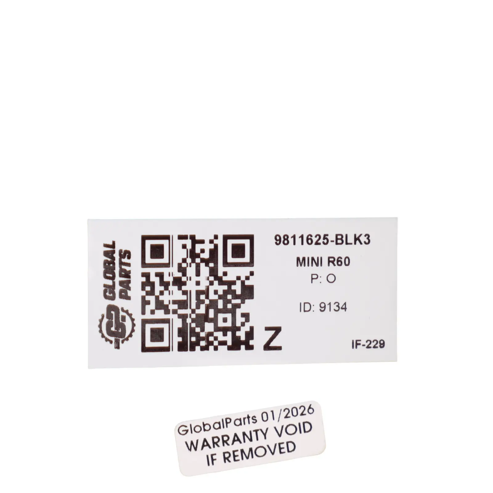 Mini Countryman R60 Spoiler Portellone Posteriore Spoiler Cover Nero