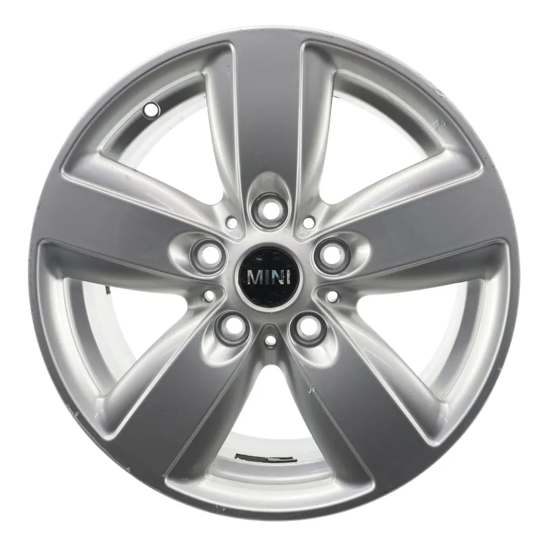 Mini R60 R61 Silver Wheel Alloy Rim 16" 6,5J ET:46 5 Star Air Spoke 140 - SKU 9811729-4 - Part number 9811729