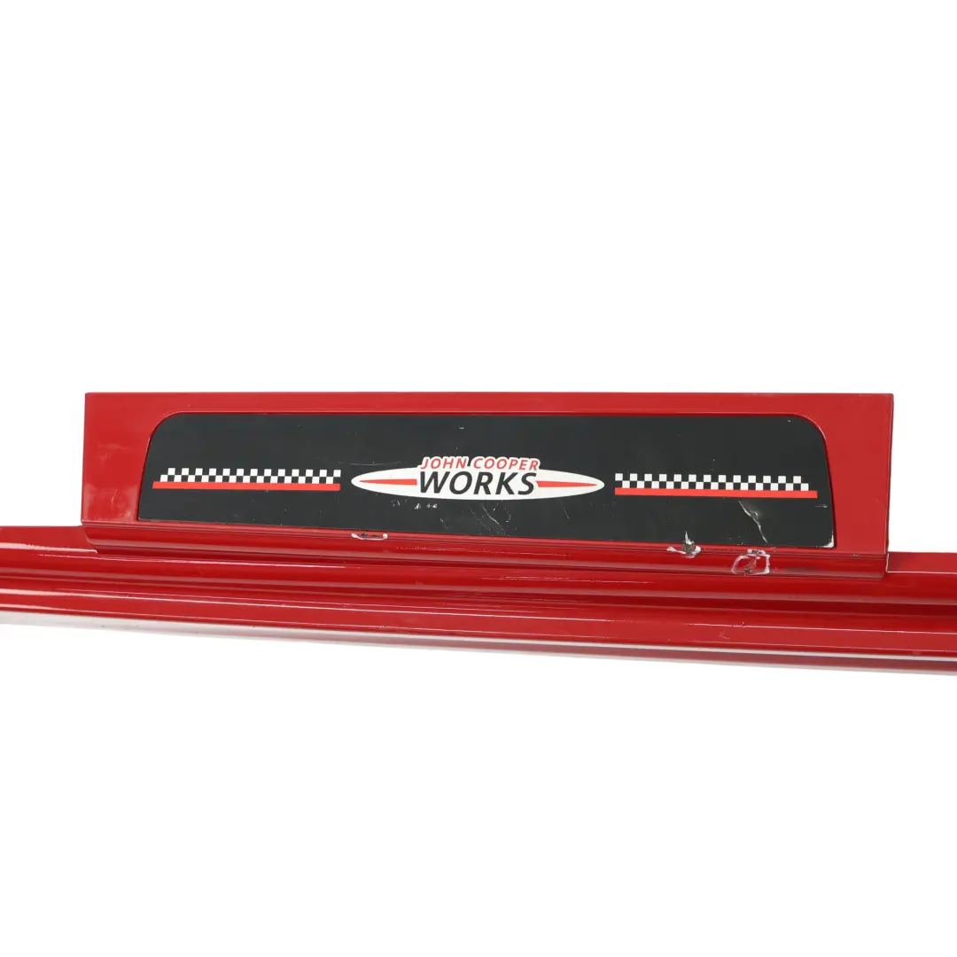 Mini R60 Seitenschweller Cooper S JCW Links Schwellerverkleidung Chili Rot - 851 - SKU 9813351-CHRED - Teilenummer 9813351