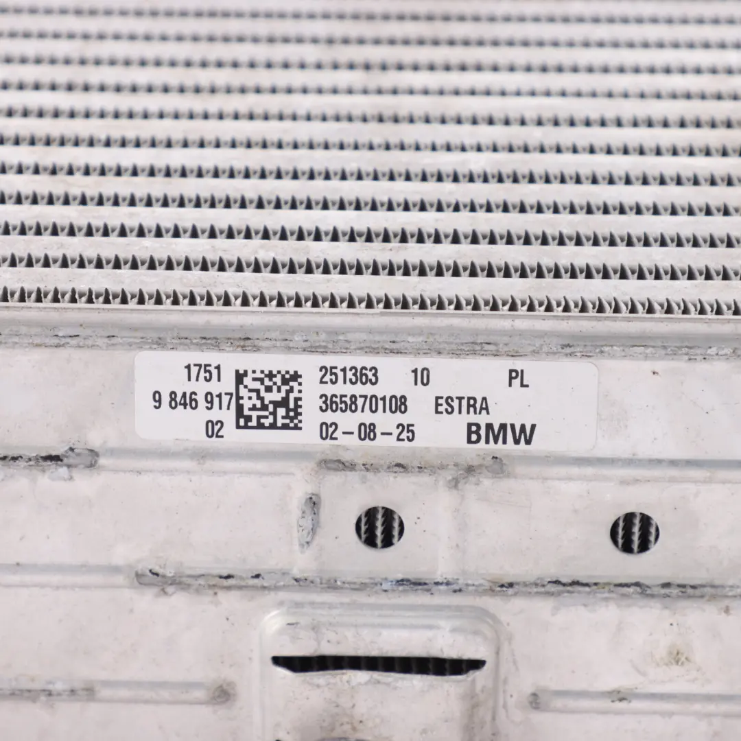 BMW F70 F74 F78 X1 U11 Radiator Charge Air Cooler Intercooler B48R - SKU 9846917-1 - Part number 9846917