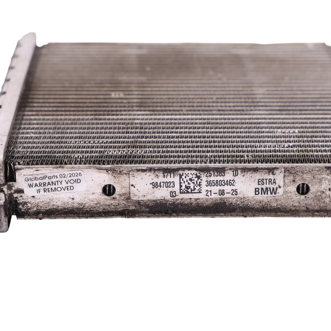 F74 F78 U06 X1 U11 B48 Refroidisseur Radiateur Externe Liquide pour BMW F70 à propos du numéro de pièce 9847023 BMW F70 F74 F78 U06 X1 U11 B48 Refroidisseur Radiateur Externe Liquide - SKU 9847023 - Numéro de pièce 9847023