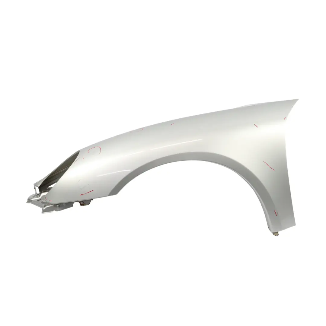 Porsche Cayman 987 Side Panel Front Left N/S Wing Fender Arctic Silver - 92T - SKU 98750303100-ARS - Part number 98750303100