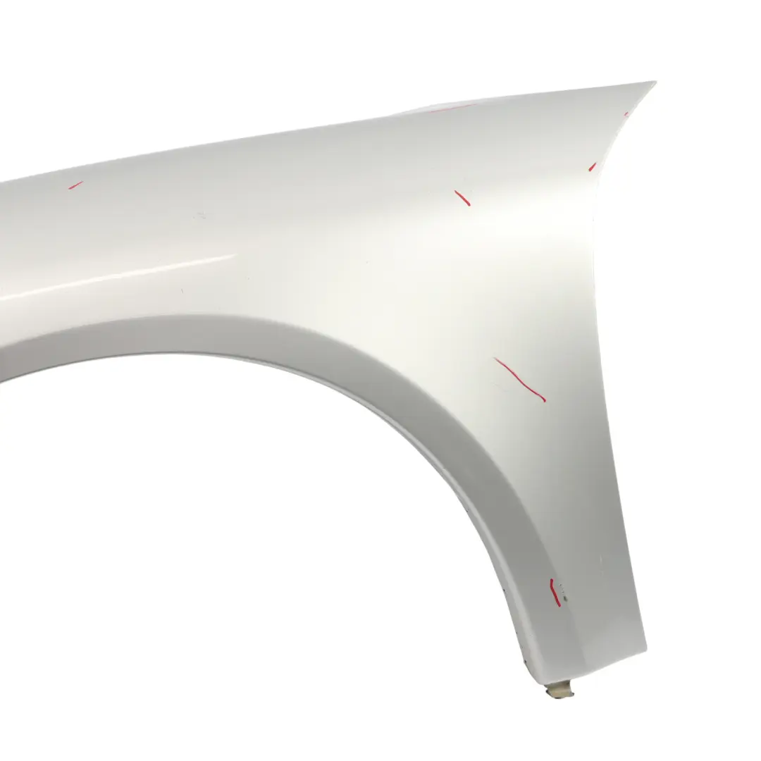 Side Panel Front Left N/S Wing Fender Arctic Silver - 92T to Porsche Cayman 987 with Part number 98750303100 Porsche Cayman 987 Side Panel Front Left N/S Wing Fender Arctic Silver - 92T - SKU 98750303100-ARS - Part number 98750303100