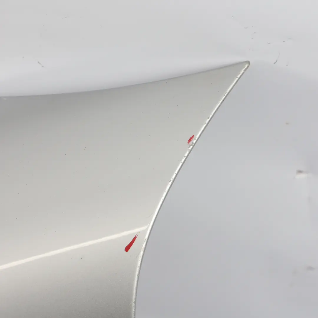Porsche Cayman 987 Side Panel Front Left N/S Wing Fender Arctic Silver - 92T - SKU 98750303100-ARS - Part number 98750303100