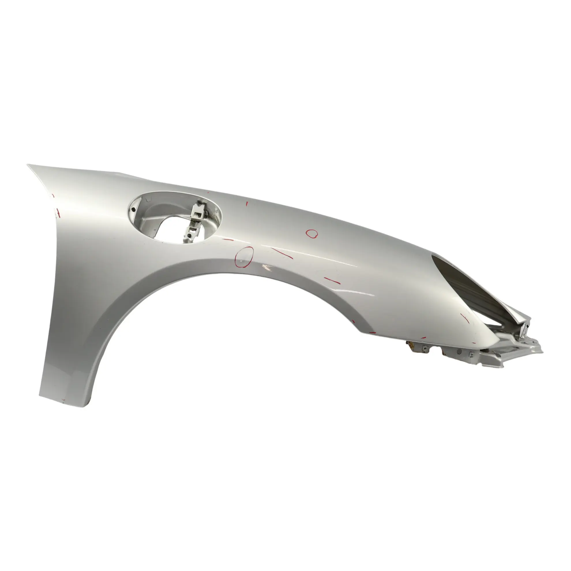 Porsche Cayman 987 Aile Avant Droit Arctic Silver Argent Arctique - 92T