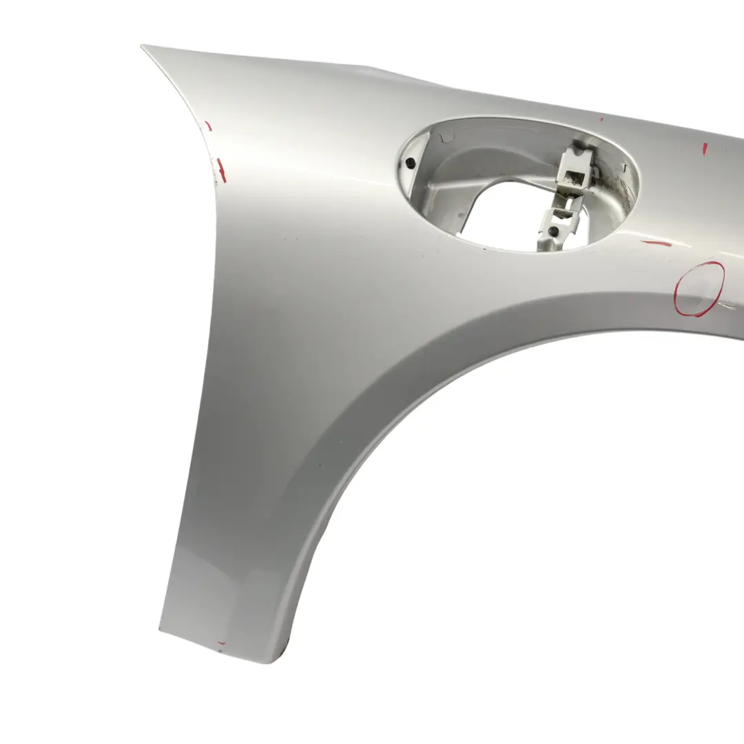 Porsche Cayman 987 Seitenteil Vorne Rechts Kotflügel Arktis Silber - 92T - SKU 98750303202-ARS - Teilenummer 98750303202