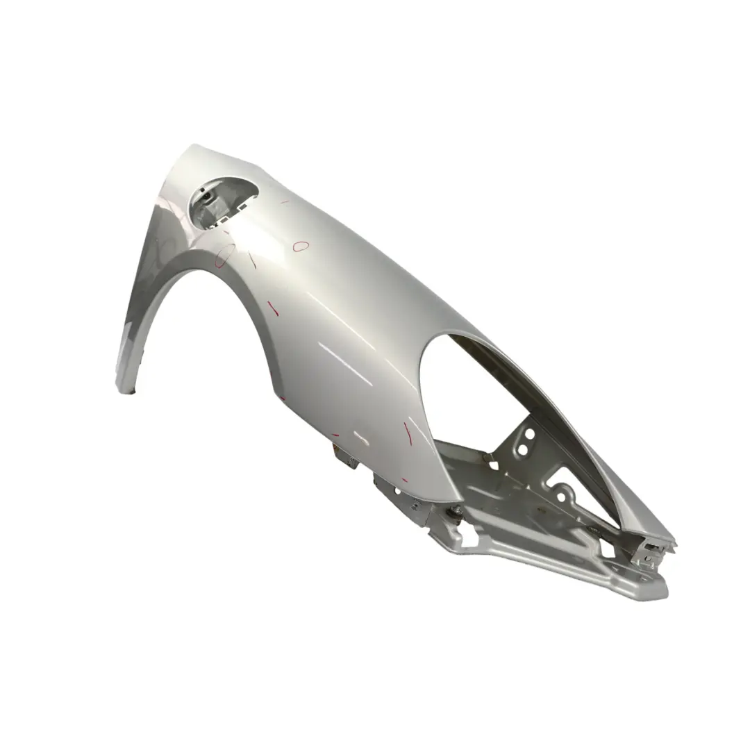 Side Panel Front Right O/S Wing Fender Arctic Silver - 92T to Porsche Cayman 987 with Part number 98750303202 Porsche Cayman 987 Side Panel Front Right O/S Wing Fender Arctic Silver - 92T - SKU 98750303202-ARS - Part number 98750303202