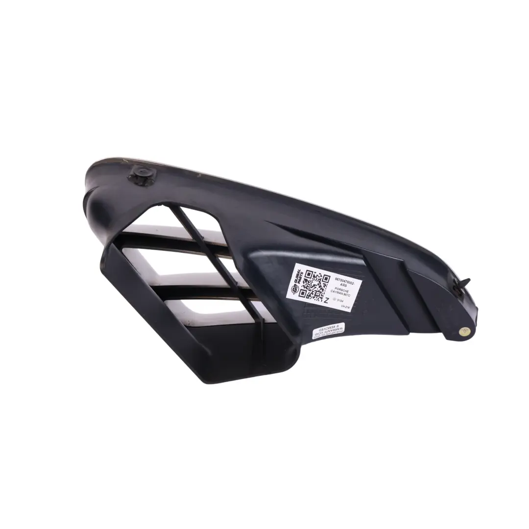 987C Rejilla Conducto Aire Trasero Derecho Silver 92T para Porsche Cayman con número de pieza 98750475002 Porsche Cayman 987C Rejilla Conducto Aire Trasero Derecho Silver 92T - SKU 98750475002-ARS - Número de pieza 98750475002