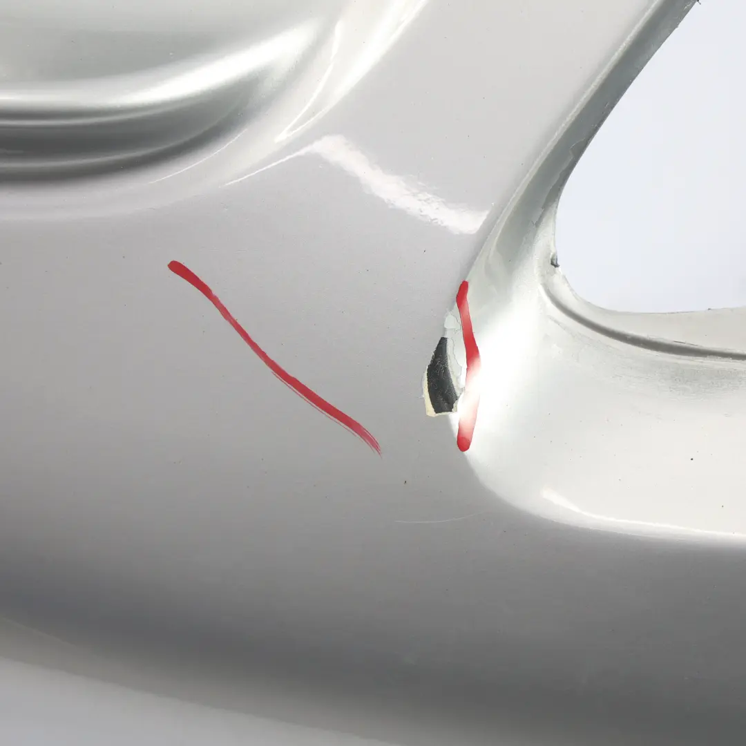 Porsche Cayman 987C Rear Bumper Trim Panel Covering Arctic Silver Metallic - 92T - SKU 98750529118-ARS - Part number 98750529118