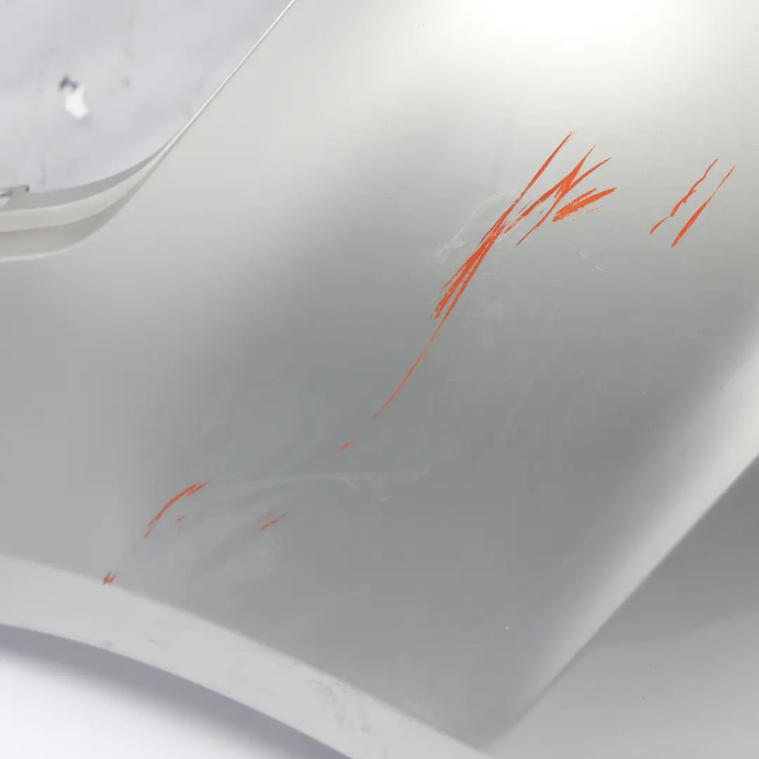 987C Rear Bumper Trim Panel Covering Arctic Silver Metallic - 92T to Porsche Cayman with Part number 98750529118 Porsche Cayman 987C Rear Bumper Trim Panel Covering Arctic Silver Metallic - 92T - SKU 98750529118-ARS - Part number 98750529118