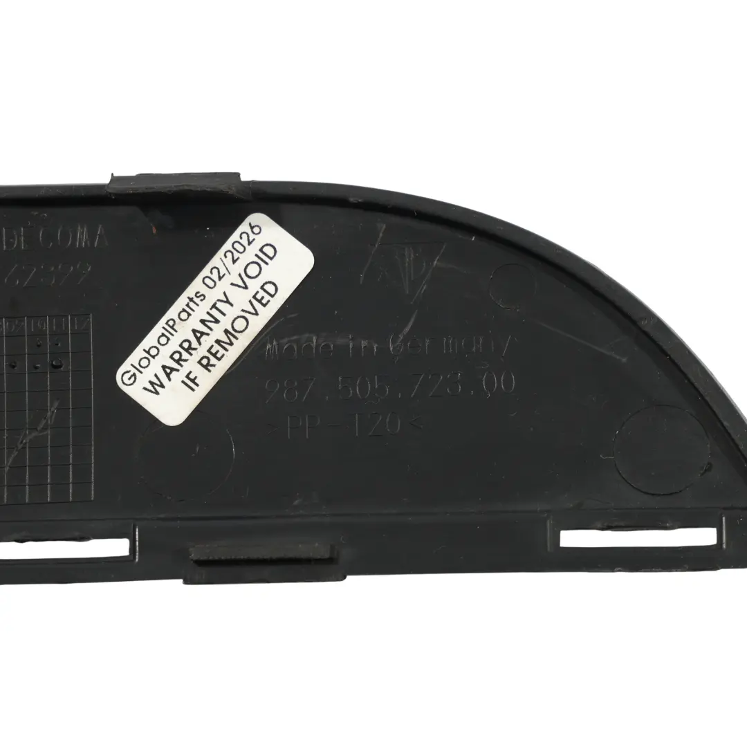 Porsche Cayman 987C Paraurti Anteriore Fendinebbia Coprire Sinistra - SKU 98750572300 - Numero di parte 98750572300