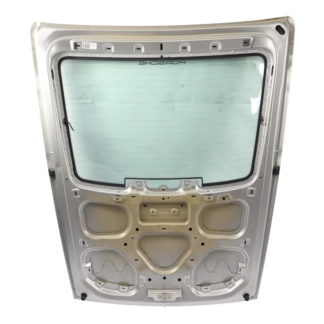 Porsche Cayman 987C Rear Tailgate Engine Cover Arctic Silver Metallic - 92T - SKU 98751201101-ARS - Part number 98751201101