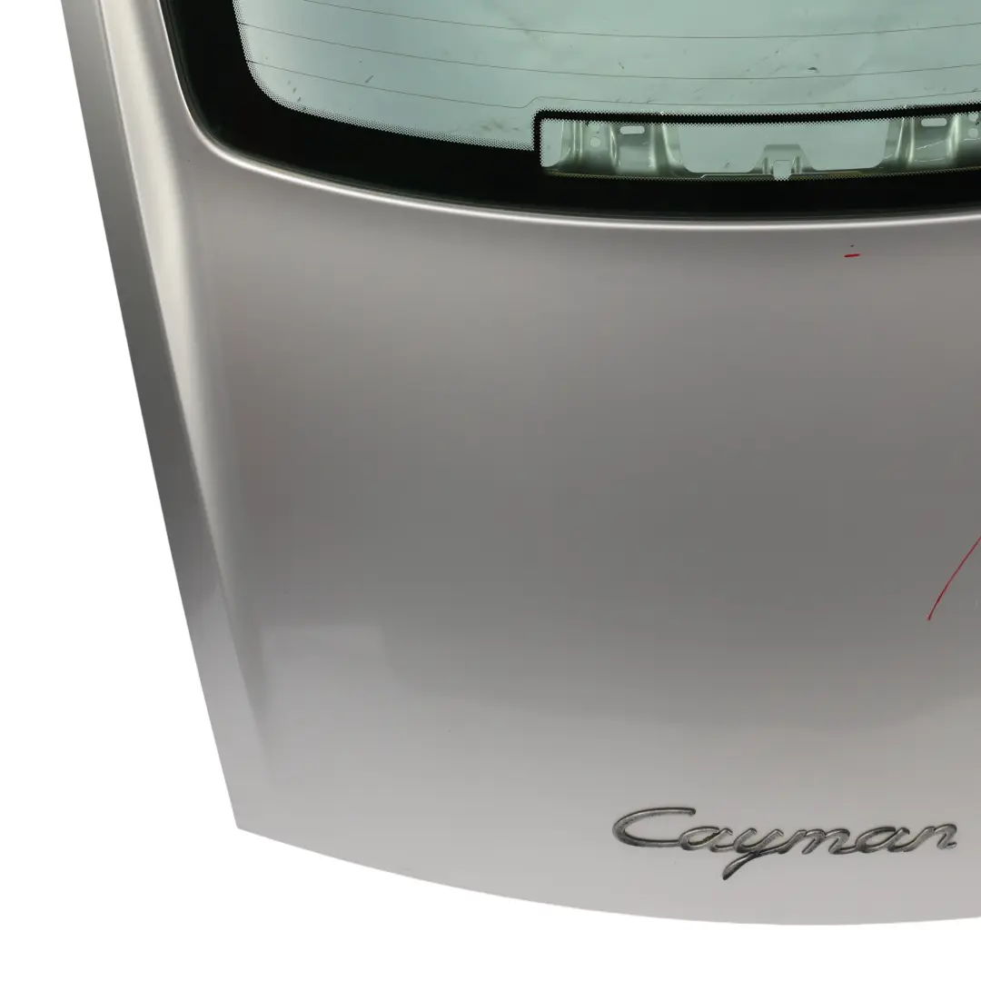 987C Rear Tailgate Engine Cover Arctic Silver Metallic - 92T to Porsche Cayman with Part number 98751201101 Porsche Cayman 987C Rear Tailgate Engine Cover Arctic Silver Metallic - 92T - SKU 98751201101-ARS - Part number 98751201101