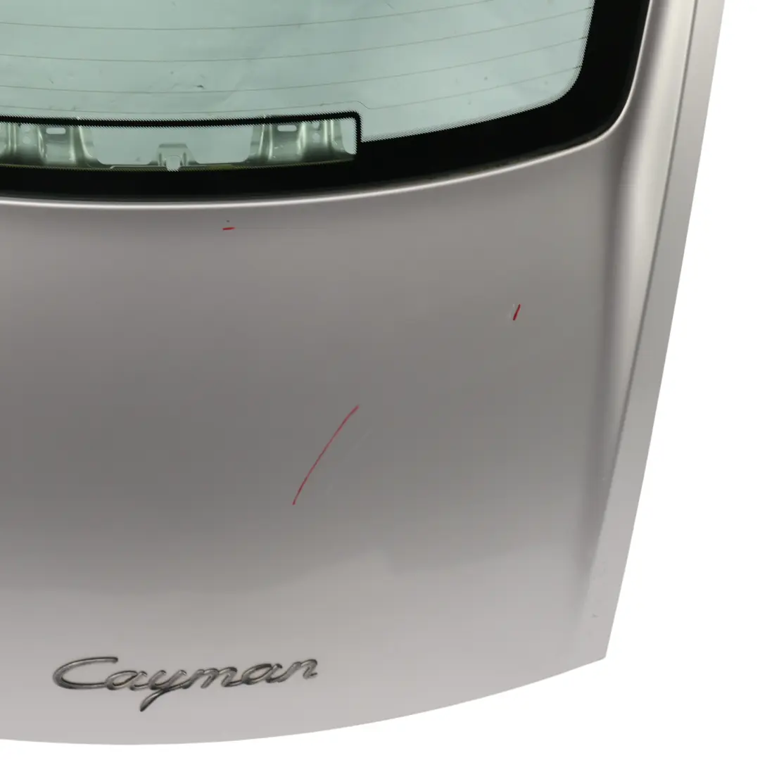 987C Klapa Tylna Pokrywa Silnika Arctic Silver Metallic 92T do Porsche Cayman o numerze 98751201101 Porsche Cayman 987C Klapa Tylna Pokrywa Silnika Arctic Silver Metallic 92T - SKU 98751201101-ARS - Numer Części 98751201101