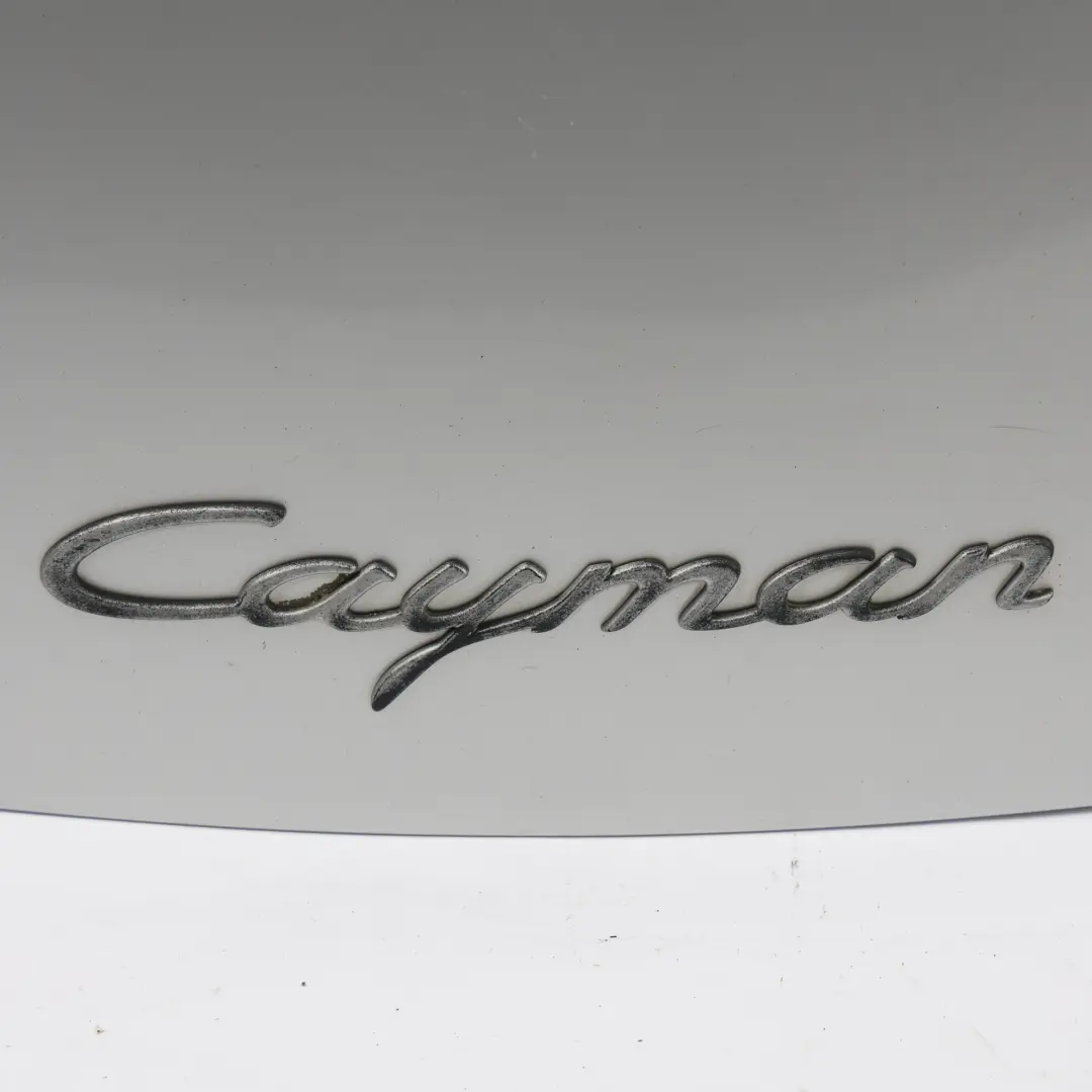 Porsche Cayman 987C Klapa Tylna Pokrywa Silnika Arctic Silver Metallic 92T - SKU 98751201101-ARS - Numer Części 98751201101
