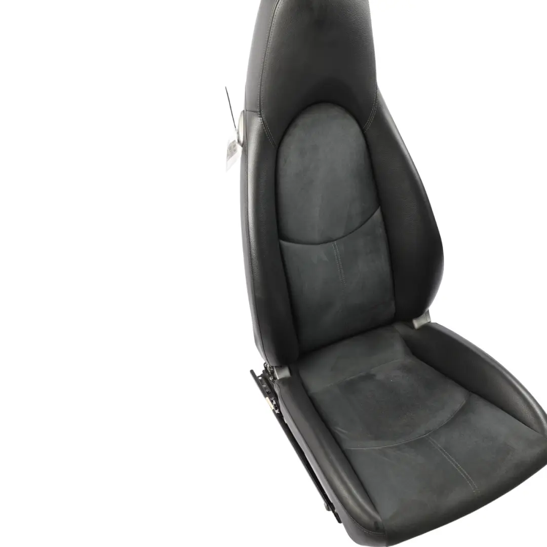 Front Seat Interior Leather Alcantara Black Left N/S to Porsche Cayman 987 with Part number 98752114100 Porsche Cayman 987 Front Seat Interior Leather Alcantara Black Left N/S - SKU 98752114100-1 - Part number 98752114100