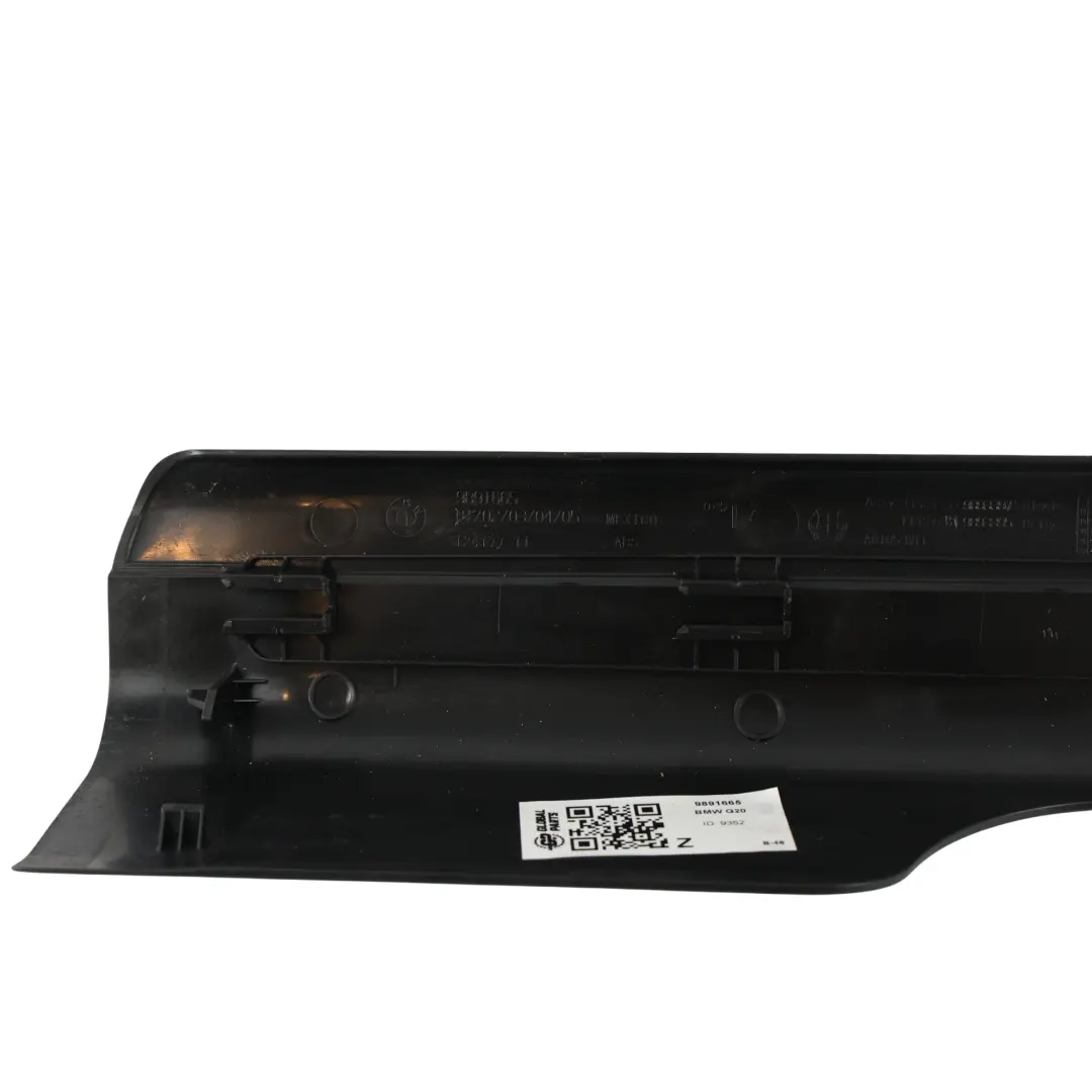 BMW G20 LCI Modanatura Ingresso Porta Anteriore Sinistra Nera - SKU 9891665 - Numero di parte 9891665
