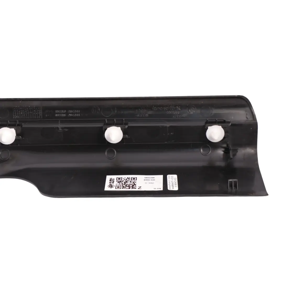 BMW G20 G28 Front Door Entrance Trim Strip Moulding Black Right O/S - SKU 9893398 - Part number 9893398