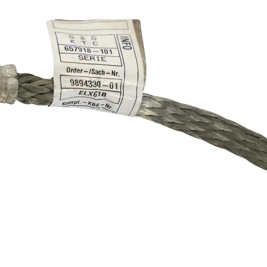 G87 Câble Masse Batterie Négatif pour BMW G20 G22 G23 G26 G42 à propos du numéro de pièce 9894330 BMW G20 G22 G23 G26 G42 G87 Câble Masse Batterie Négatif - SKU 9894330 - Numéro de pièce 9894330