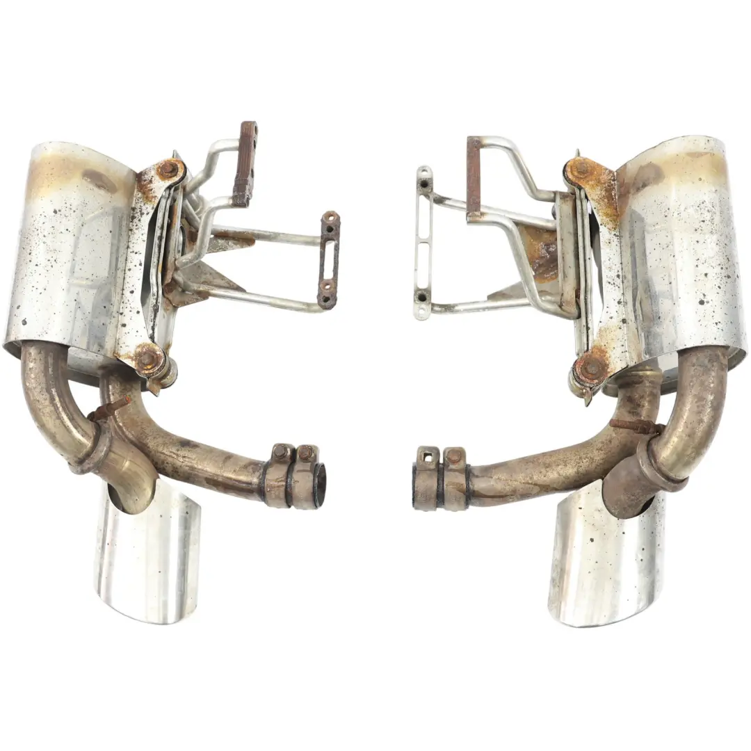 Porsche Carrera 996 Rear Exhaust Double Box Muffler Silencer Pipe Set 3.6 - SKU 996-9603-EXHAUST - Part number 996-9603-EXHAUST