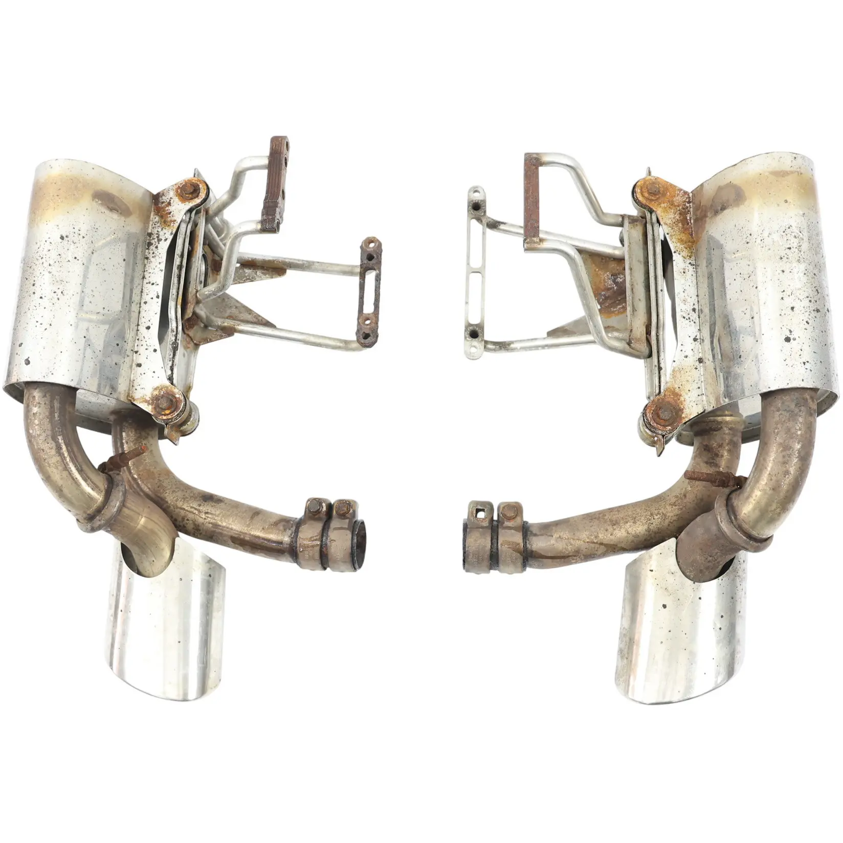 Porsche Carrera 996 Set Tubo Silenziatore Scarico Posteriore 3.6