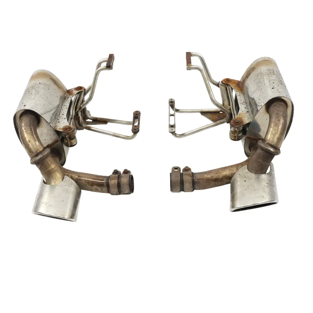 Exhaust Double Box Muffler Silencer Pipe Set 3.6 to Porsche Carrera 996 Rear with Part number 996-9603-EXHAUST Porsche Carrera 996 Rear Exhaust Double Box Muffler Silencer Pipe Set 3.6 - SKU 996-9603-EXHAUST - Part number 996-9603-EXHAUST
