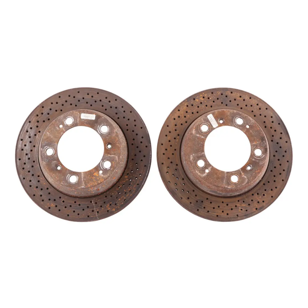 Porsche 911 996 997 Brake Disc Rear Axle SET Left Right N/O/S - SKU 99635240103 - Part number 99635240103