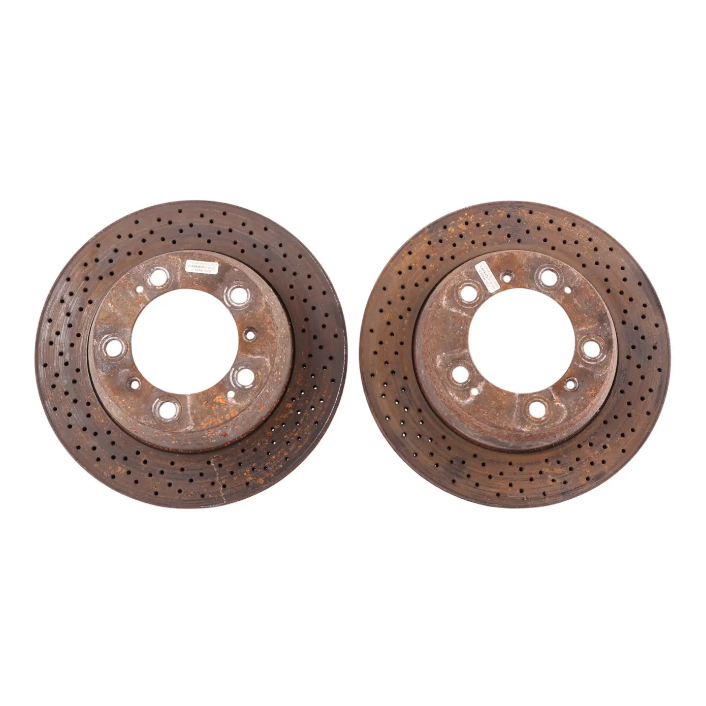 Porsche 911 996 997 Brake Disc Rear Axle SET Left Right N/O/S 99635240103