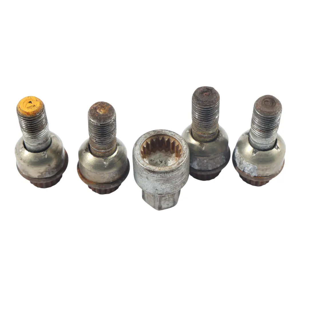 Pernos Rueda Antirrobo Tornillos Tuercas Set para Porsche Carrera 996 con número de pieza 99636120301 Porsche Carrera 996 Pernos Rueda Antirrobo Tornillos Tuercas Set - SKU 99636120301 - Número de pieza 99636120301