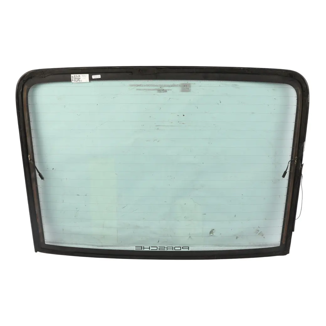 Window Boot Lid Glass Glazing Green AS2 95B845051BE to Porsche Carrera 996 Rear with Part number 99654590103 Porsche Carrera 996 Rear Window Boot Lid Glass Glazing Green AS2 95B845051BE - SKU 99654590103 - Part number 99654590103