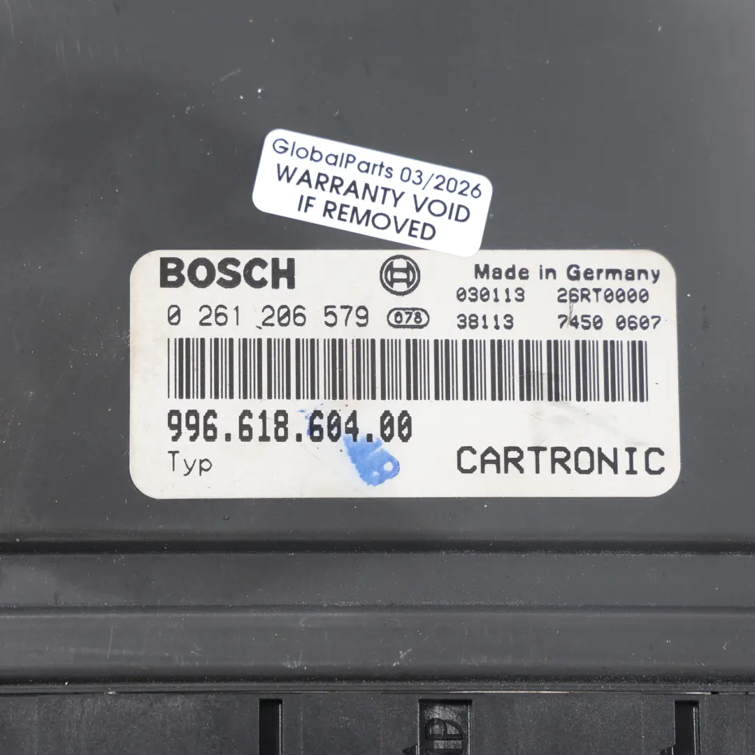 Porsche Carrera 996 Chiave Blocco Accensione Centralina Immobilizer SET KIT - SKU 99661860400-1 - Numero di parte 99661860400