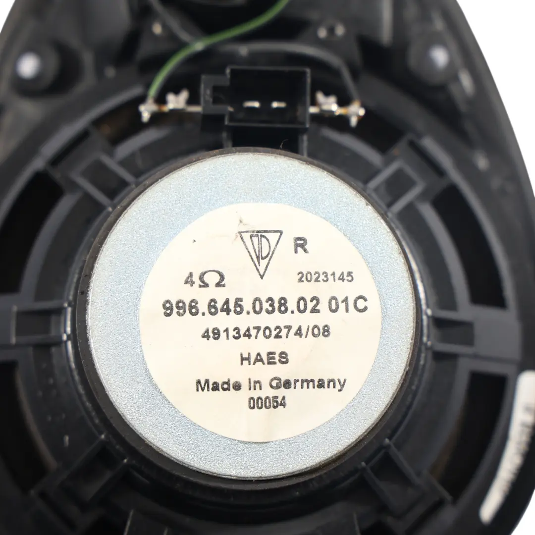 Porsche Carrera 996 Altavoz Puerta Delantera Derecha - SKU 99664503802 - Número de pieza 99664503802