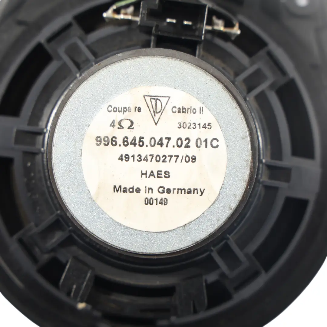 Porsche Carrera 996 Rear Door Loudspeaker Speaker Left Right N/O/S - SKU 99664504702 - Part number 99664504702