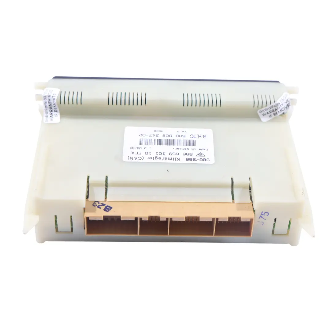 Conditioning A/C Control Panel Switch to Porsche Carrera 996 Air with Part number 99665310110 Porsche Carrera 996 Air Conditioning A/C Control Panel Switch - SKU 99665310110 - Part number 99665310110