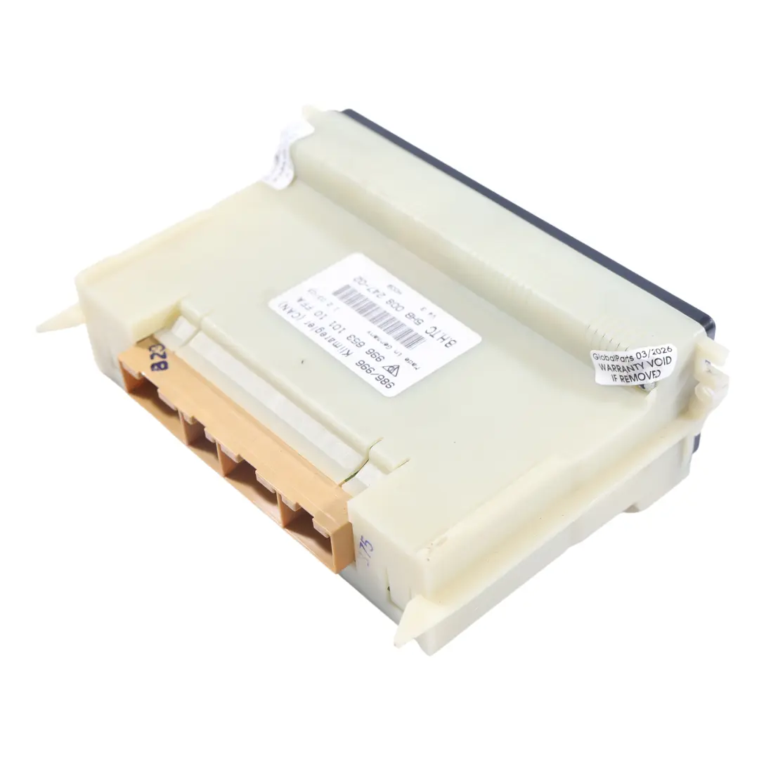 Pannello Controllo Climatizzatore per Porsche Carrera 996 con numero di parte 99665310110 Porsche Carrera 996 Pannello Controllo Climatizzatore - SKU 99665310110 - Numero di parte 99665310110