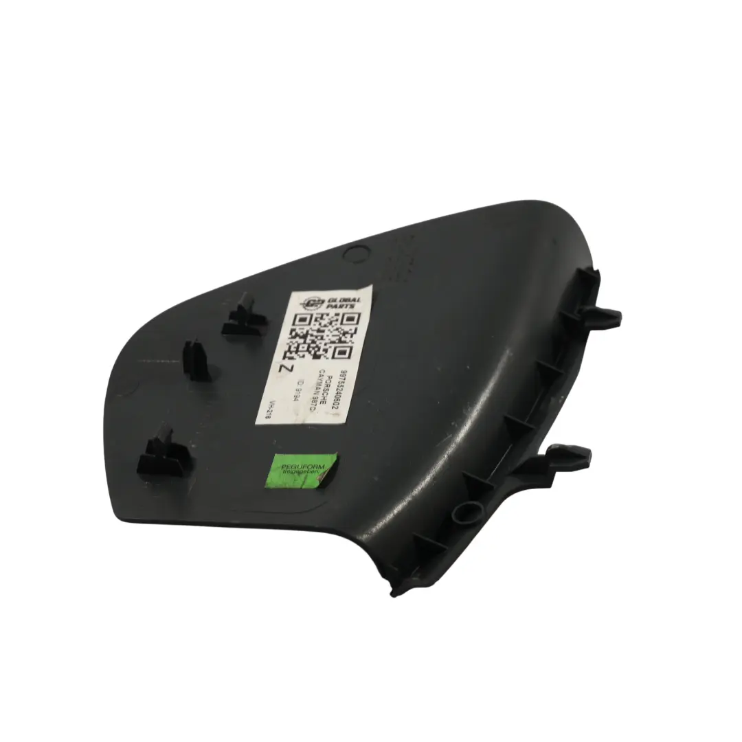 Panel Embellecedor Tablero Negro Derecho para Porsche Cayman 987 con número de pieza 99755240602 Porsche Cayman 987 Panel Embellecedor Tablero Negro Derecho - SKU 99755240602 - Número de pieza 99755240602