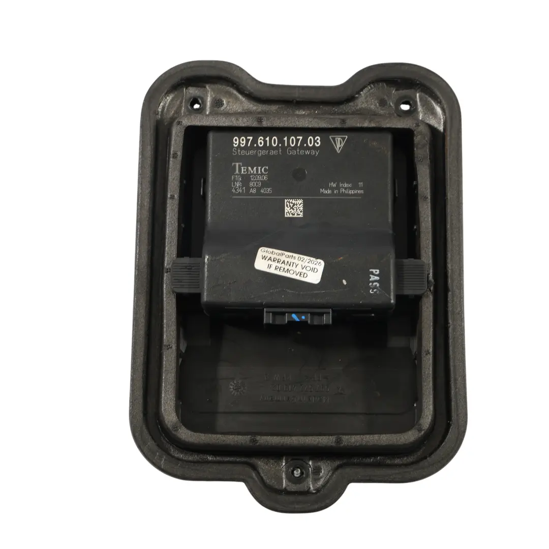 987C Body Gateway Modul ECU Steuergerät für Porsche Cayman mit Teilenummer 99761010703 Porsche Cayman 987C Body Gateway Modul ECU Steuergerät - SKU 99761010703 - Teilenummer 99761010703