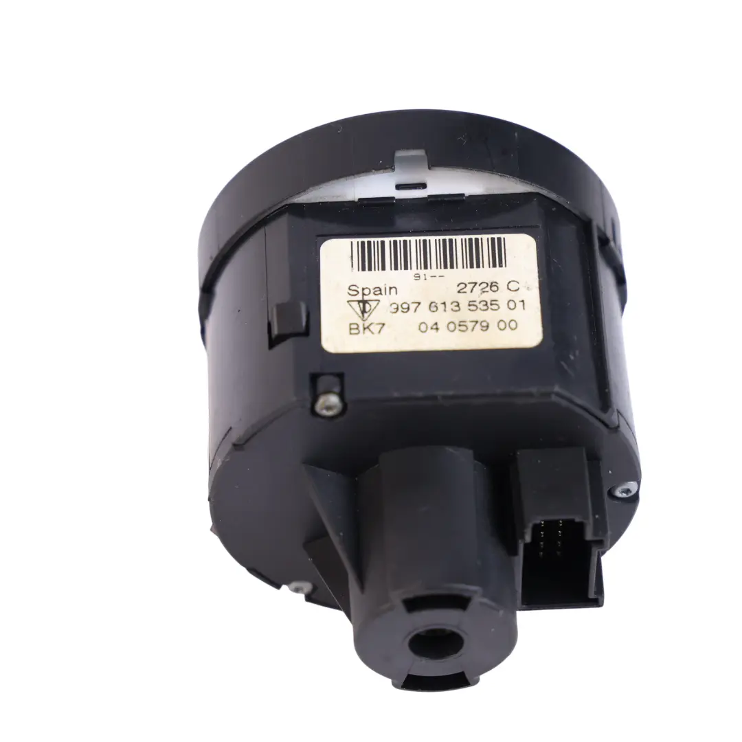 Scheinwerfer Nebel Licht Schalter Bedienfeld für Porsche Cayman 987 mit Teilenummer 99761353501 Porsche Cayman 987 Scheinwerfer Nebel Licht Schalter Bedienfeld - SKU 99761353501 - Teilenummer 99761353501