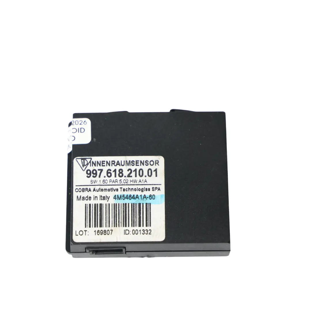 Porsche 987C Alarmanlage Anti Diebstahl System Steuermodul Einheit - SKU 99761821001 - Teilenummer 99761821001