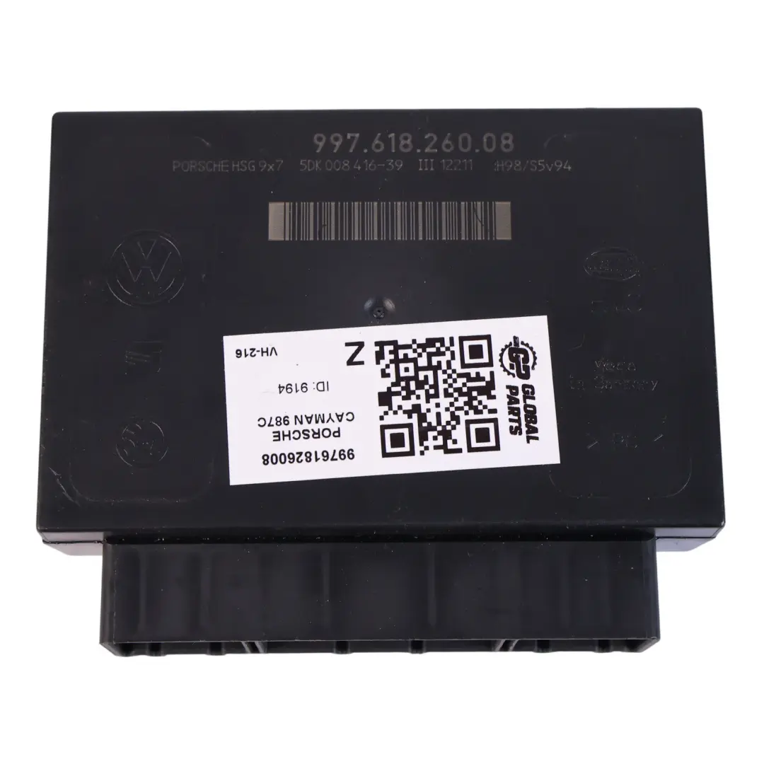 Porsche Cayman 987 Modulo Unità Di Controllo Corpo Posteriore ECU - SKU 99761826008 - Numero di parte 99761826008