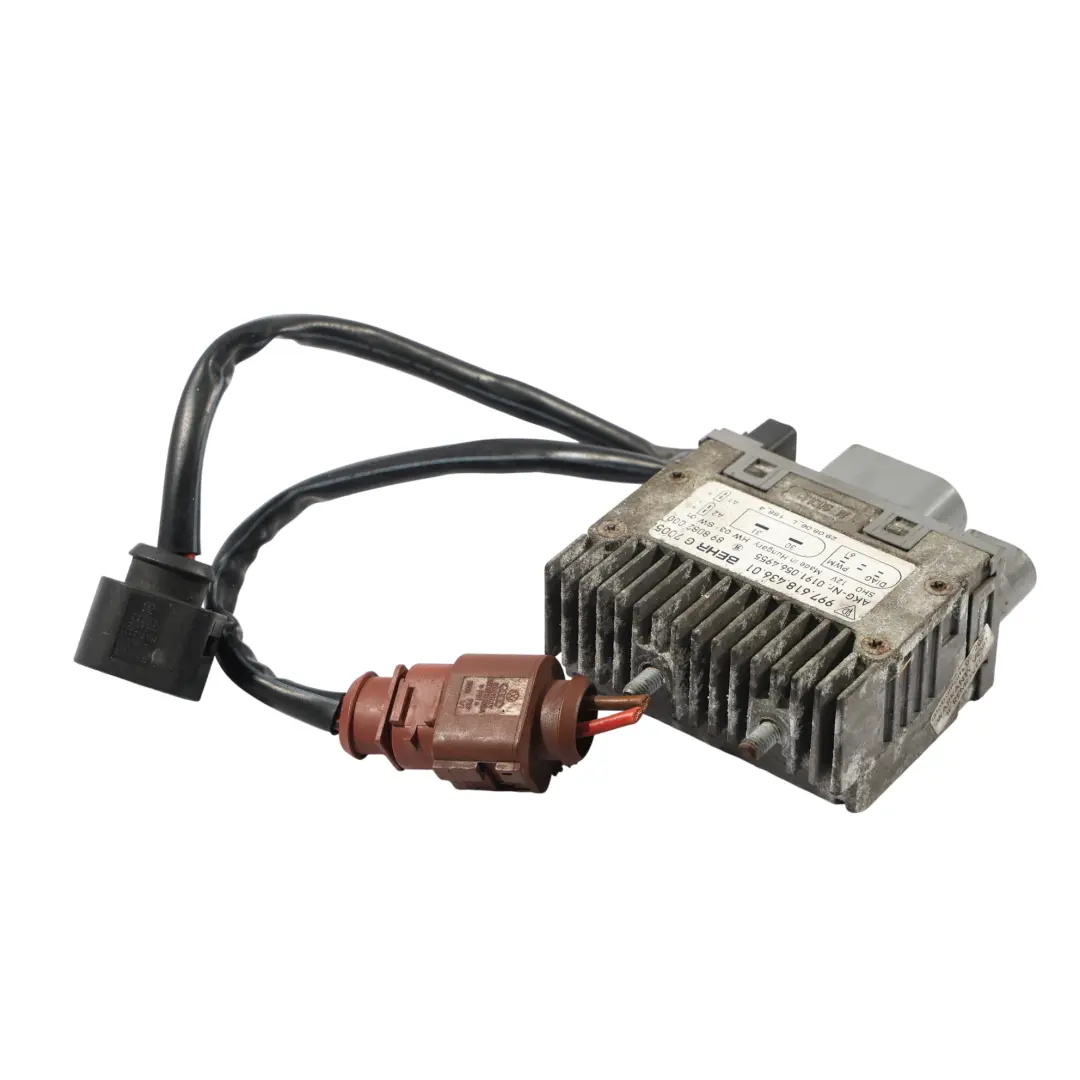 Cooling Air Control Unit Fan Control Module to Porsche 911 Cayman 987 with Part number 99761843601 Porsche 911 Cayman 987 Cooling Air Control Unit Fan Control Module - SKU 99761843601 - Part number 99761843601