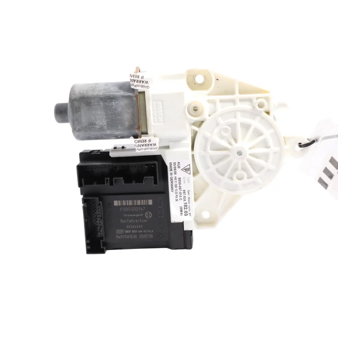 Porsche Cayman 987C Front Window Lifter Motor Unit Passenger Side 99762418203 - SKU 99762418202 - Part number 99762418202