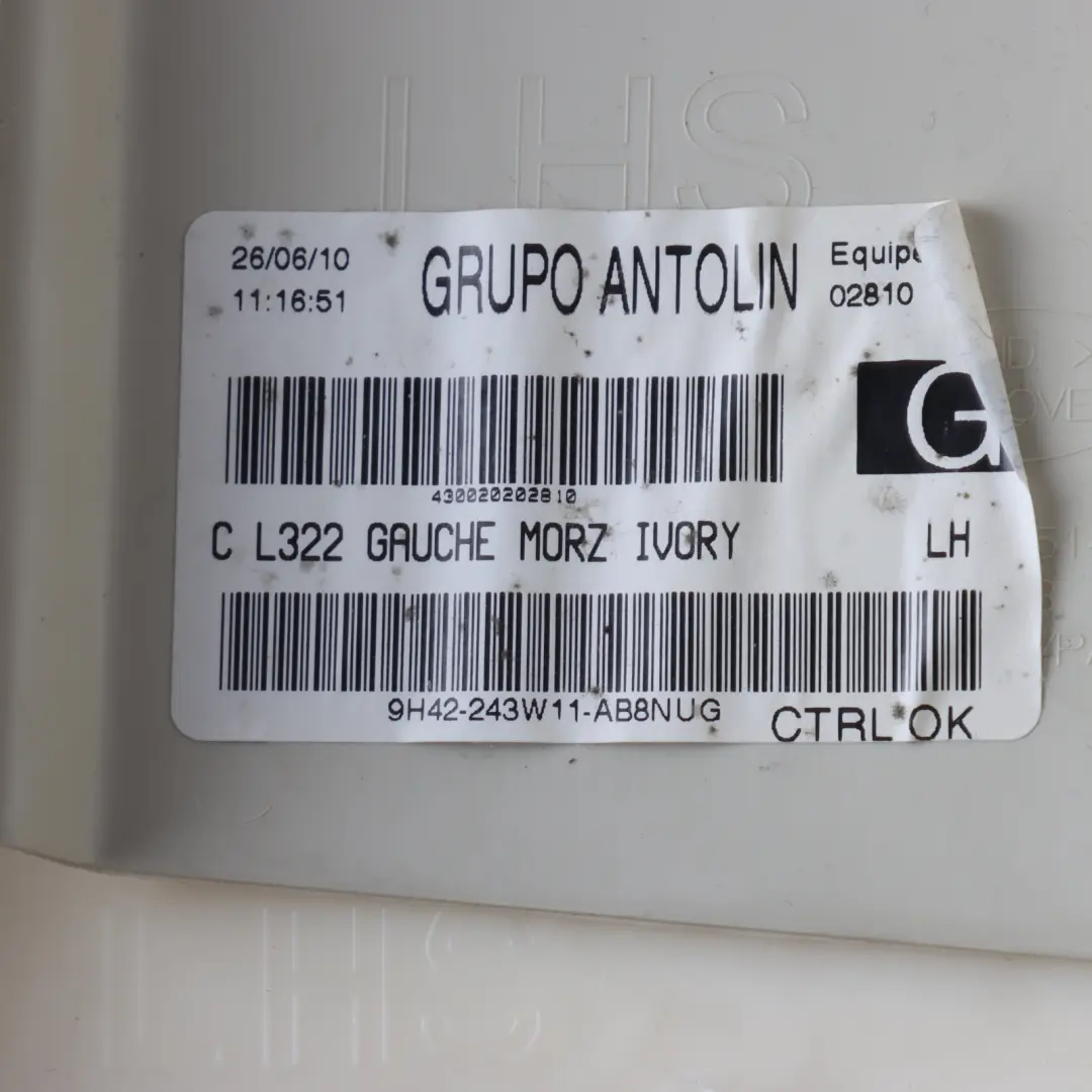 Range Rover L322 Rear C-Pillar Moulding Seat Belt Guide Left N/S - SKU 9H42-243W11-AB - Part number 9H42-243W11-AB