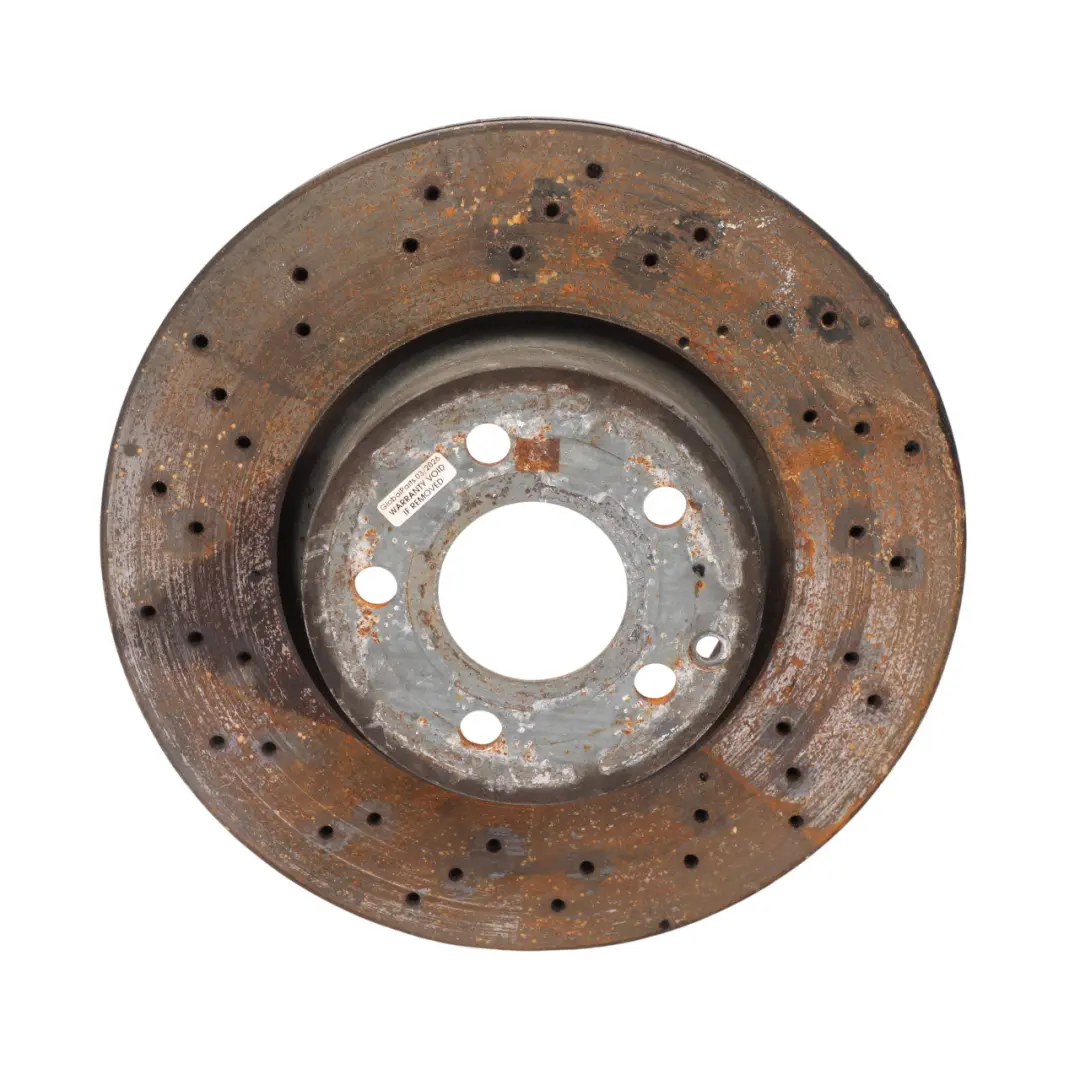 Mercedes W207 W212 Brake Disc Set Front Wheel Left Right N/O/S Perforated - SKU A0004213012 - Part number A0004213012