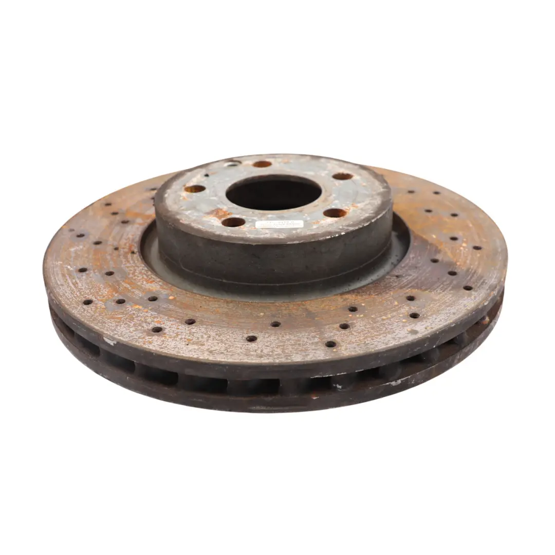 W207 W212 Brake Disc Set Front Wheel Left Right N/O/S Perforated to Mercedes with Part number A0004213012 Mercedes W207 W212 Brake Disc Set Front Wheel Left Right N/O/S Perforated - SKU A0004213012 - Part number A0004213012