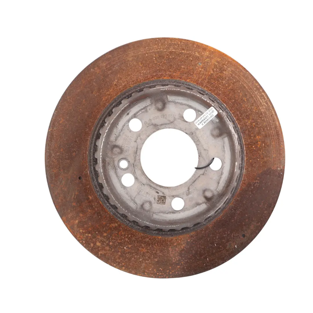Mercedes W205 Rear Brake Disc Plate Left Right N/O/S Set x2 - SKU A0004230512 - Part number A0004230512