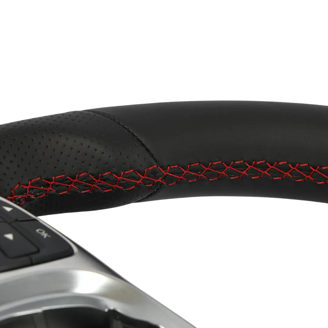 Mercedes X156 C117 Volant Cuir Noir Fond Plat - SKU A0004606312-1 - Numéro de pièce A0004606312