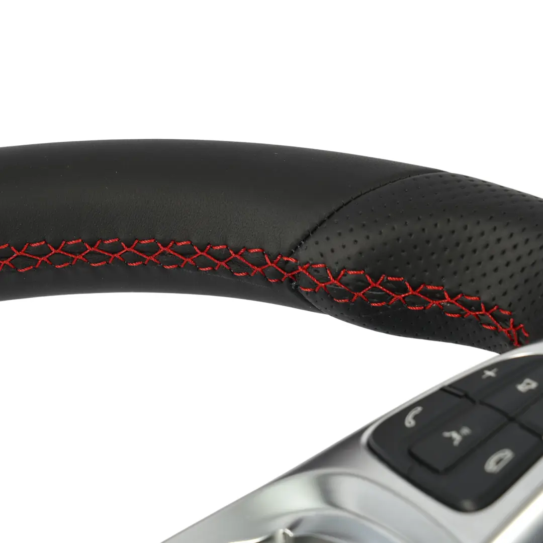 Mercedes X156 C117 Lenkrad NEU Schwarz Leder Flach Boden - SKU A0004606312-1 - Teilenummer A0004606312