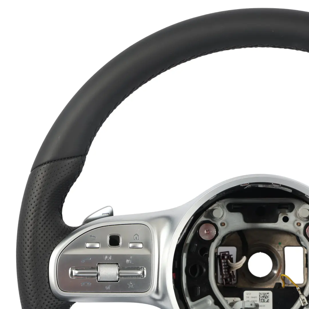 Mercedes W177 W205 Volante NUEVO Cuero Negro Palanca de Cambio - SKU A0004609313-1 - Número de pieza A0004609313